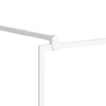 vidaXL Paroi de douche 115x195 cm ESG Verre Blanc