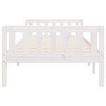vidaXL Lit pour enfants sans matelas blanc 75x190cm bois de pin massif