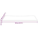 vidaXL Dessus de bureau 80x40x2 5 cm bois massif de pin