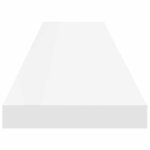 vidaXL Étagère murale flottante blanc 120x23 5x3 8 cm MDF