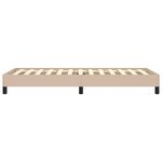 vidaXL Cadre de lit sans matelas cappuccino 80x200 cm similicuir