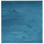 vidaXL Tapis OVIEDO à poils courts turquoise 240x240 cm