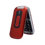 Téléphone mobile senior de telefunken tm 240 cosi - rouge