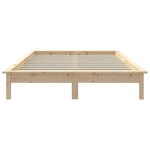 vidaXL Cadre de lit sans matelas bois massif