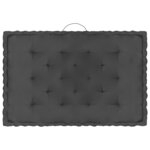 vidaXL Coussins de plancher de palette 5 Pièces Anthracite Coton