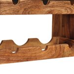 vidaXL Étagère à vin Marron 100 x 45 x 33 cm Bois d'Acacia Massif