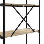 vidaXL Étagère Chêne sonoma 80 x 30 x 183 cm Bois d'ingénierie