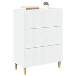 vidaXL Armoire à tiroirs Blanc 66 x 34 5 x 90 cm Bois d'ingénierie