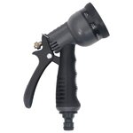 vidaXL Tuyau d'arrosage buse de pulvérisation argenté 0 6" 22 5 m inox