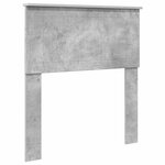 vidaXL Tête de lit Gris béton 80 cm Bois d'ingénierie