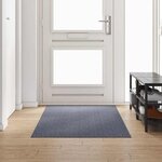 vidaXL Tapis Couloir Gris clair 100 x 250 cm tissu