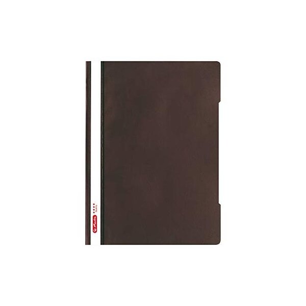 Chemise à lamelle 'Quality'  A4  film PP  marron HERLITZ