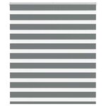 vidaXL Store zèbre gris foncé largeur du tissu 120 9 cm polyester