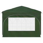 vidaXL Tente de fête pop-up 290 x 290 x 245 cm Vert