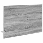 vidaXL Porte-manteau mural avec étagère Sonoma gris 90 x 10 x 50 cm