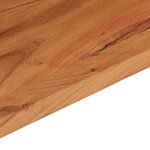vidaXL Dessus de table 80x20x2 5 cm rectangulaire bois massif d'acacia