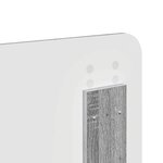 vidaXL Tête de lit Gris Sonoma 200 cm Bois d'ingénierie