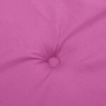 vidaXL Coussins de chaise de jardin lot de 4 rose 50x50x3 cm tissu