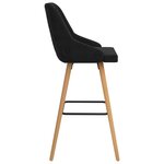 vidaXL Tabourets de bar lot de 2 noir velours