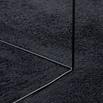 vidaXL Tapis OVIEDO à poils courts noir 240x340 cm
