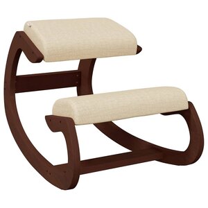 vidaXL Chaise assis-genoux crème 55x84x55 cm contreplaqué de bouleau