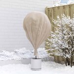 vidaXL Fleece de protection des plantes contre le gel Beige 50 x 3 2 m