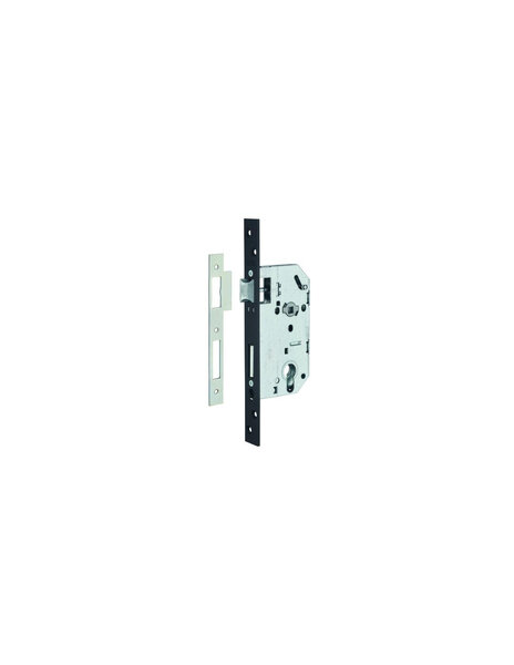 THIRARD - Serrure encastrable Monomax NF pour cylindre européen format XL  axe 50mm  bouts carrés  têtière affleurante droite - THIRARD