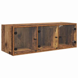 vidaXL Meuble mural Bois Ancien 102 x 37 x 35 cm Bois d'ingénierie