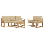 vidaXL Ensemble de canapés d'extérieur 6 pc