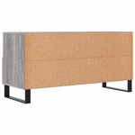 vidaXL Meuble TV sonoma gris 102x36x50 cm bois d'ingénierie