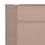 vidaXL Chaise à bascule de jardin Taupe 95x54x85 cm Textilène