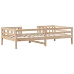 vidaXL Cadre de lit sans matelas 90x200 cm bois de pin massif