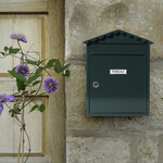 Boîte aux Lettres en Acier  Visit E5743  Anti-pluie  Vert