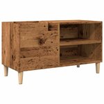 vidaXL Armoire à disques vieux bois 84 5x38x48 cm bois d'ingénierie