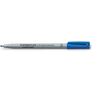 Marqueur non permanent 312B Lumocolor  bleu STAEDTLER