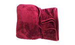 Grand plaid uni 150 x 200 cm - Rouge
