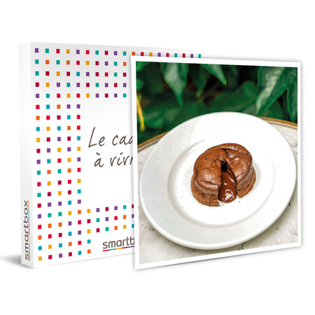 SMARTBOX - Coffret Cadeau - Coffret de pâtisserie mi-cœur coulant chocolat -