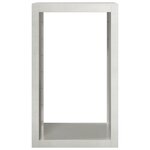 vidaXL Portant de bois de chauffage 60x40x100 cm acier inoxydable