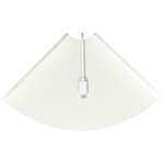 vidaXL Étagère flottante avec étagère 2 Pièces Blanc 18 x 18 x 2 cm