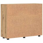 vidaXL Cabinet en Bois Chêne artisanal 88 5 x 30 5 x 73 cm
