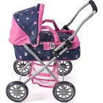 Bayer Chic 2000 555-33 - Poussette pour poupée SMARTY Bleu Rose Papillons