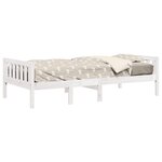 vidaXL Lit pour enfants sans matelas blanc 90x200cm bois de pin massif