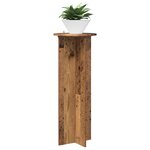vidaXL Support de Plante 2 Pièces Bois ancien Ø40 x 100 cm