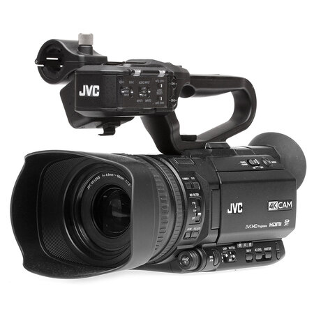 Jvc gy-hm250e caméscope numérique 12 4 mp cmos 4k ultra hd noir