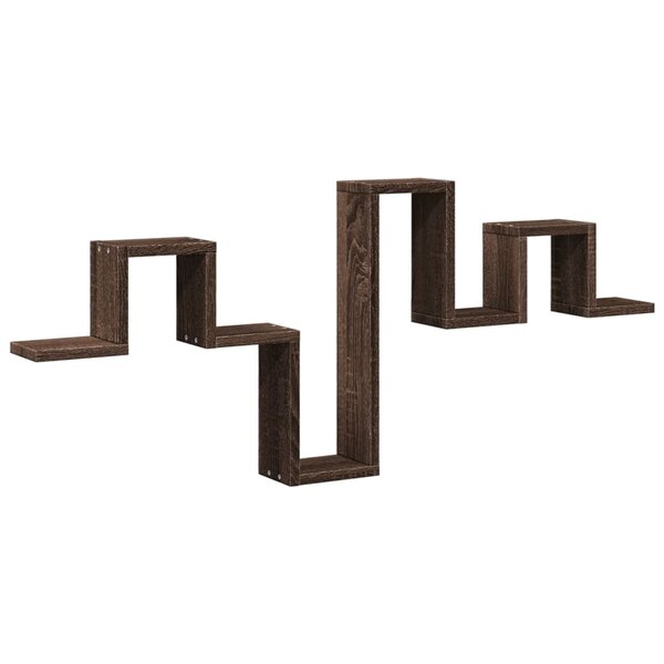 vidaXL Étagère murale chêne marron 104 5x10x43 cm bois d'ingénierie
