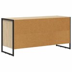 vidaXL Meuble TV Sonoma 100 x 36 x 49 5 cm Bois d'ingénierie