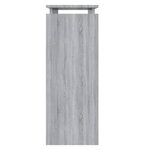 vidaXL Table console Sonoma gris 80x30x80 cm Bois d'ingénierie