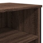 vidaXL Buffet chêne marron 101x35 5x74 5 cm bois d'ingénierie