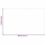 vidaXL Tapis d'extérieur ARAKIL Gris et blanc 250 x 400 cm PP
