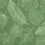 vidaXL Coussin de palette motif de feuilles 50x40x12 cm tissu